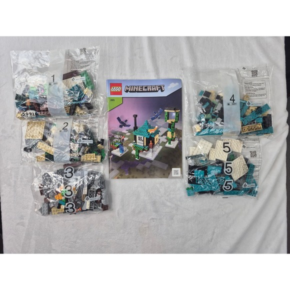 Lego | Toys | Lego Minecraft The Sky Tower 2173 Multicolor Building Set ...